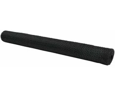 Heksagoninė tvora Pilka 1 x 100 m PVC
