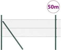 Heksagonalinė tvoros tvirtinimo sistema 50 x 0,4 m Pilka