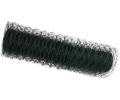 Heksagoninė tvora Žalia 0,8 x 25 m PVC