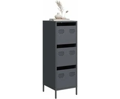 Highboard Antracitas 39x35x103,5 cm Plienas