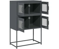 Highboard Antracitas 68x39x107 cm Plienas