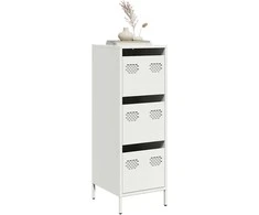 Highboard Baltas 39x35x103,5 cm Plienas