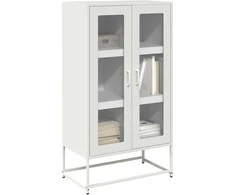 Highboard Baltas 68x39x123 cm Plienas