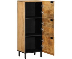 Highboard Brown 40x33x110 cm Masyvo medžio Mango