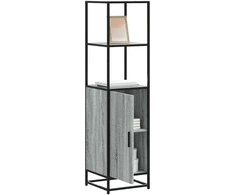 Highboard Gray Sonoma inžinerinis medis ir metalas