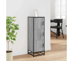 Highboard Gray Sonoma inžinerinis medis ir metalas