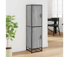 Highboard Gray Sonoma inžinerinis medis ir metalas