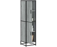 Highboard Gray Sonoma inžinerinis medis ir metalas