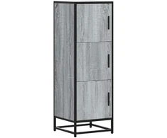 Highboard Gray Sonoma inžinerinis medis ir metalas