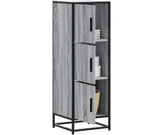 Highboard Gray Sonoma inžinerinis medis ir metalas
