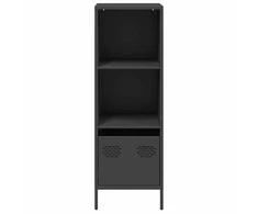 Highboard Juodas 35x39x103,5 cm Plienas