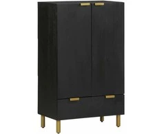 Highboard Juodas 60x33x100 cm Engineered Wood