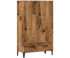 Highboard Old Wood 70x31x115 cm Engineered Wood