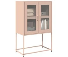 Highboard Rožinė 68x39x107 cm Plienas