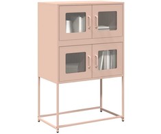Highboard Rožinė 68x39x107 cm Plienas