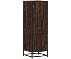 Highboard Rudas ąžuolas 35,5x35x106,5 cm Mediena ir metalas
