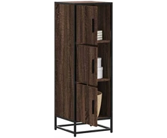 Highboard Rudas ąžuolas 35,5x35x106,5 cm Mediena ir metalas