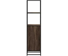 Highboard Rudas ąžuolas 35,5x35x139 cm Mediena ir metalas