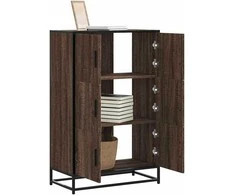 Highboard Rudas ąžuolas 68x35x106,5 cm Mediena ir metalas