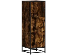 Highboard rūkytas ąžuolas 35,5x35x106,5 cm Mediena ir metalas
