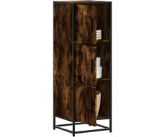 Highboard rūkytas ąžuolas 35,5x35x106,5 cm Mediena ir metalas