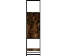 Highboard Rūkytas ąžuolas 35,5x35x139 cm Mediena ir metalas