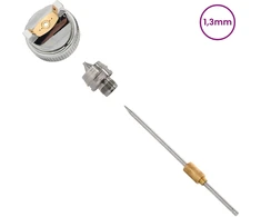 HVLP purškimo pistoletas su antgaliu 1,3 mm antgalis Sidabrinė