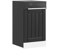 indaplovės skydelis Lucca Juodas Engineered Wood