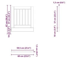 indaplovės skydelis Lucca Pilka Sonoma Engineered Wood