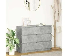indauja Betonas Pilkas 100x35x76 cm Inžinierinė mediena