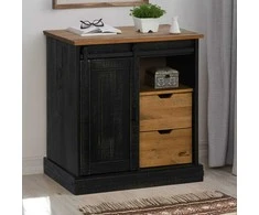 indauja HALDEN su stumdomomis durimis juoda 80x40x80 cm