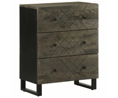 indauja juoda 60x33x75 cm masyvo mango