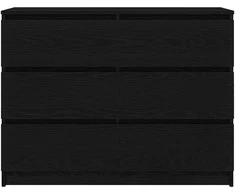 indauja juodas ąžuolas 100x35x76 cm inžinerinė mediena