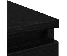 indauja juodas ąžuolas 80x35x99 cm inžinerinė mediena