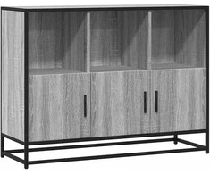indauja Pilka Sonoma 100x35x76 cm Inžinierinė mediena
