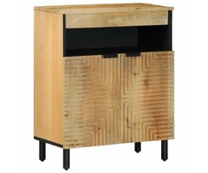 indauja Ruda 60x33x75 cm Masyvo medžio mango