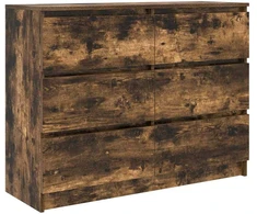 indauja rūkytas ąžuolas 100x35x76 cm inžinerinė mediena