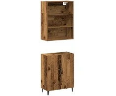indauja su sienine spintele Old Wood Engineered Wood