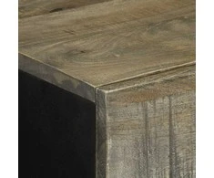 indaujos 2 vnt Šviesiai pilka 60x33,5x75 cm medžio masyvo mango