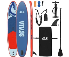 Inflatable Stand Up Paddle Board SCYLLA 366 x 81 x 15 cm Mėlyna
