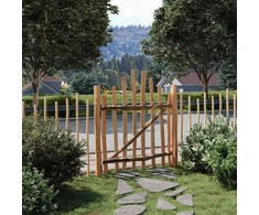 Iškili tvoros vartai 100 x 120 cm Impregnuota lazdyno mediena