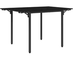 Išlenkiamas valgomasis stalas 120 x 81,5 x 75 cm Juodojo ąžuolo