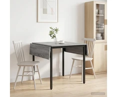 Išlenkiamas valgomasis stalas 120 x 81,5 x 75 cm Pilka Sonoma