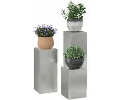 Augalų stovas 3 pcs Sidabro Galvanizuotas plienas