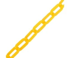 Įspėjamoji grandinė, geltonos spalvos, 100m, plastikas