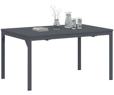 Lauko vakarienės stalas Antracitas 210 x 90 x 73 cm Plienas