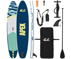 Išpūstas Stand Up Paddle Board APEX 335 x 76 x 15 cm Mėlyna