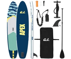 Išpūstas Stand Up Paddle Board APEX 366 x 81 x 15 cm Mėlyna