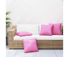 Išsklaidymo pagalvės Paprastas 4 pcs Rožinė 50 x 50 cm