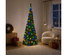Išskleidžiama Kalėdų eglutė su LED lemputėmis 210 cm 200 LED